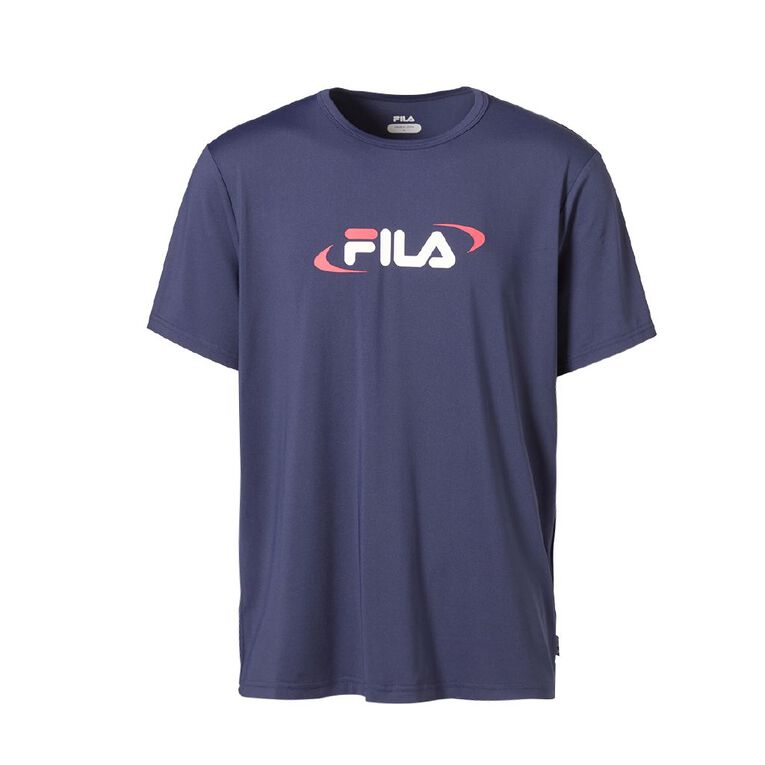 Fila Men's Quickdry Tee, Blue Dark, hi-res