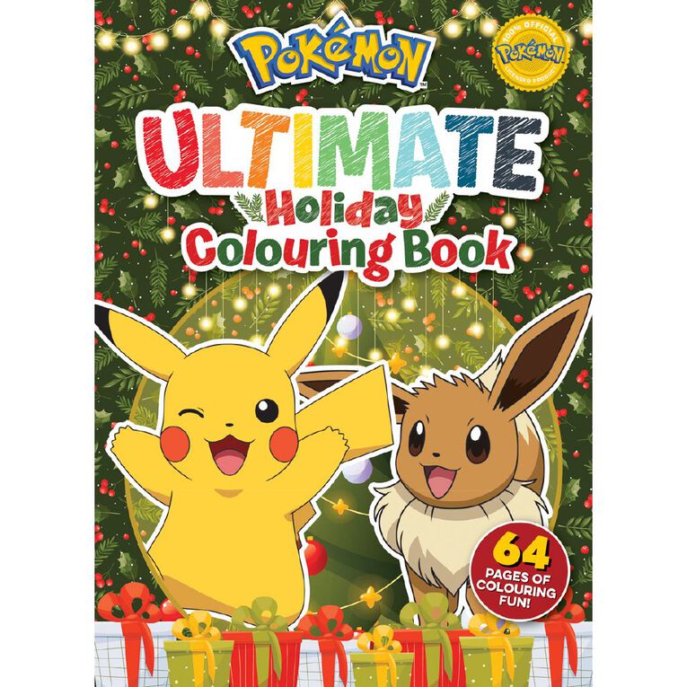 Pokemon Holiday: Ultimate Colouring Book, , hi-res