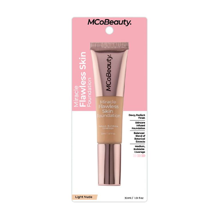 MCoBeauty Miracle Flawless Skin Foundation Light Nude, , hi-res