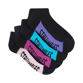 Rio Women's Stretchable Low Cut Socks 4 Pack