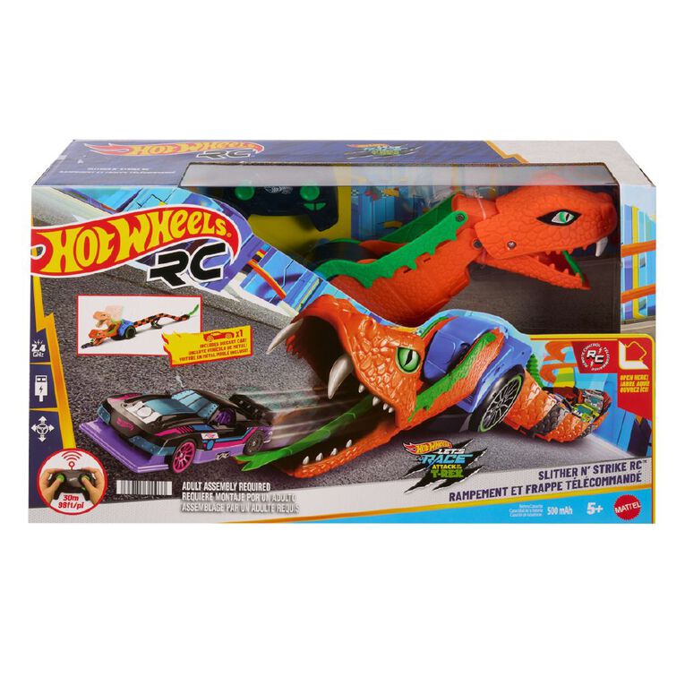 Hot Wheels Let's Race Slither n Strike Snake RC, , hi-res