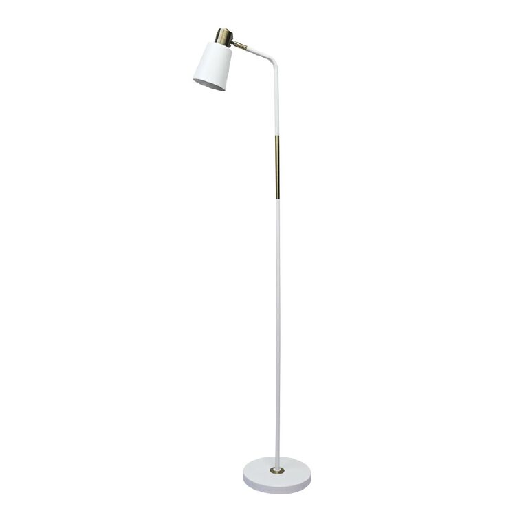 Living & Co Castiel Floor Lamp White, , hi-res