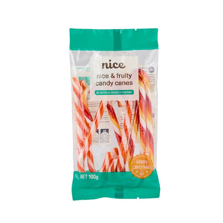 Nice Fruit Candy Cane 100g, , hi-res