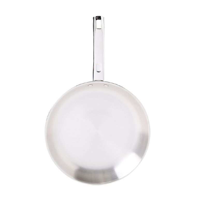 Living & Co Gourmet Frypan Stainless Steel 30cm, , hi-res