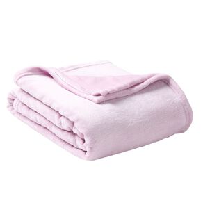 Living & Co Kids Plush Blanket Purple Mid Single
