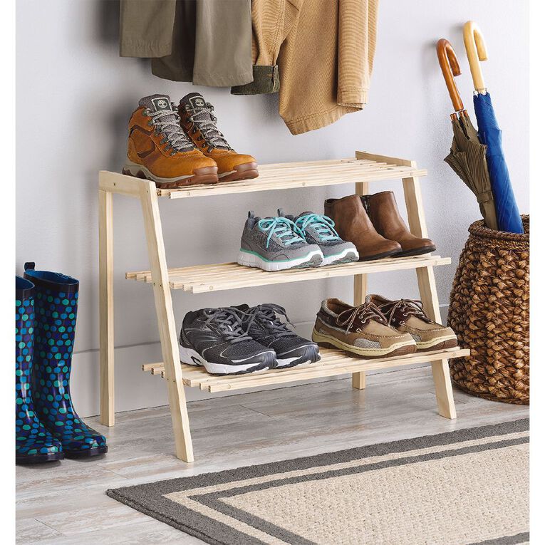 Wood Shoe Shelf, , hi-res