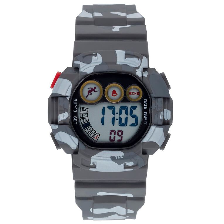 Active Intent Digital Watch Camo, , hi-res
