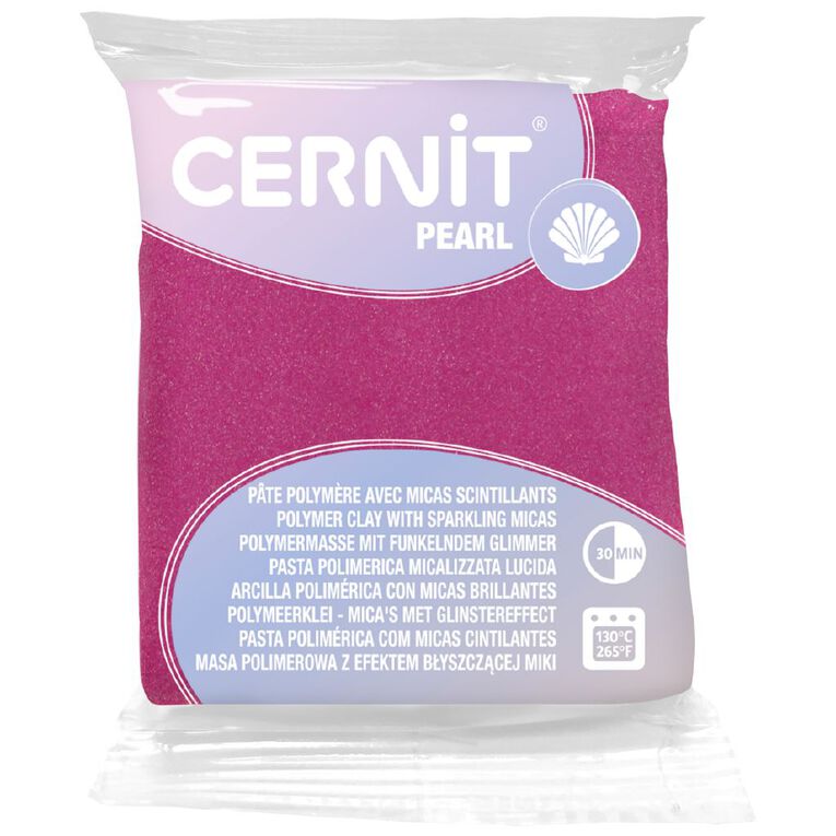 Cernit Polymer Clay Pearl 56g Magenta, , hi-res