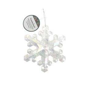 Wonderland Tree Decoration Iridescent Snowflake