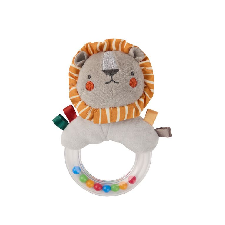 Babywise Baby Lion Rattle Tied on Card, , hi-res