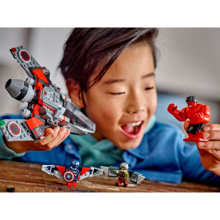 LEGO Marvel Super Heroes Captain America vs. Red Hulk Battle 76292, , hi-res