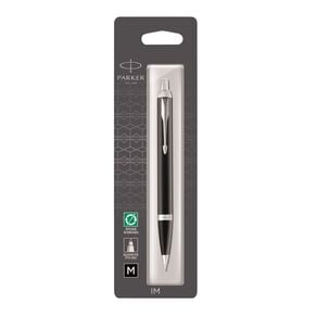 Parker IM Black Trim Ball Pen Blue