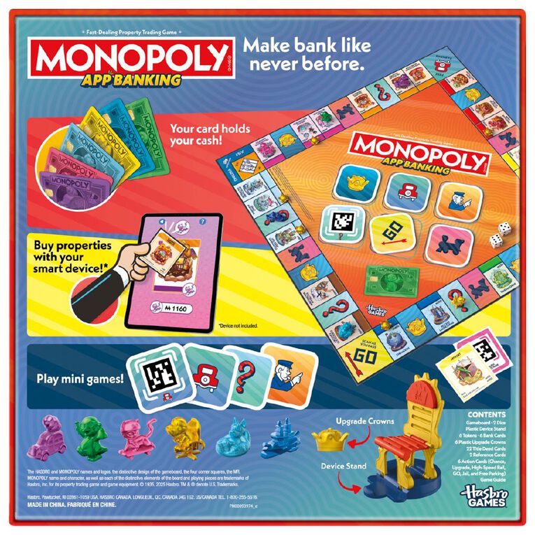 Hasbro Monopoly App Banking, , hi-res