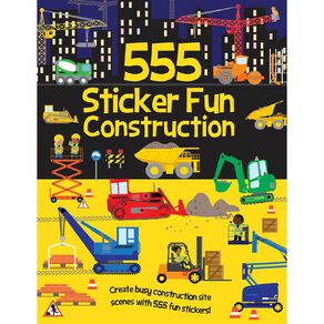 555 Sticker Fun: Construction by Oakley Graham