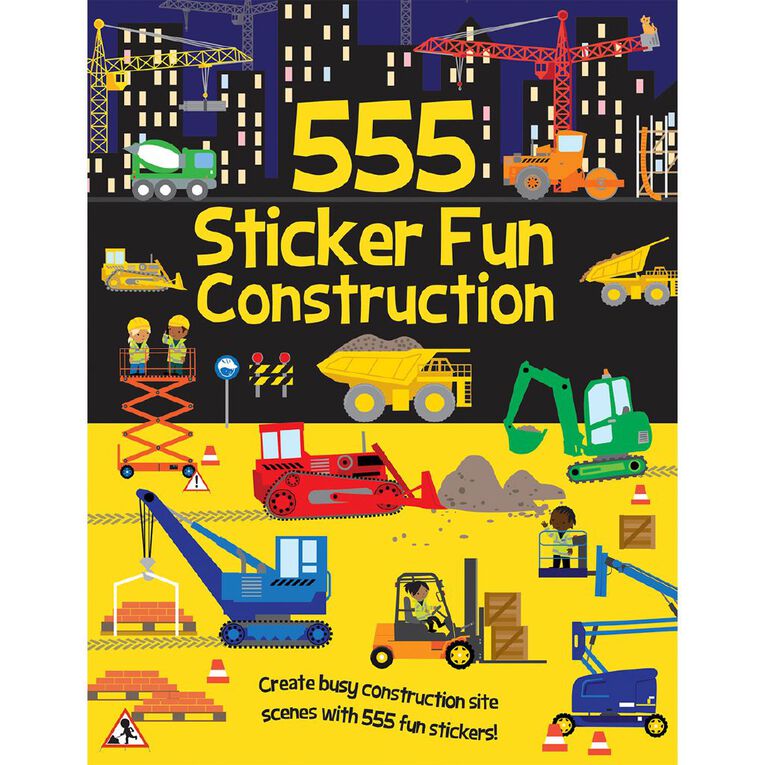 555 Sticker Fun: Construction by Oakley Graham, , hi-res