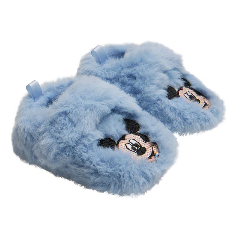 Mickey Mouse Infants' Slippers, Blue, hi-res