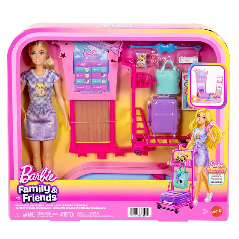Barbie Limitless Adventures Travel Baggage Playset, , hi-res