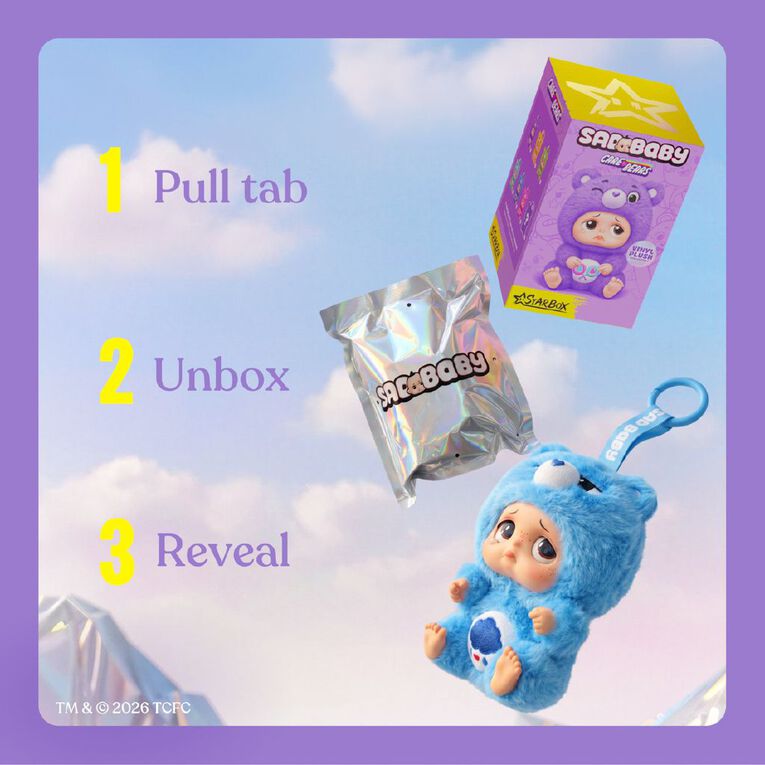 Zuru Care Bears Starbox Sad Baby Care Bears Blind Box Series 1 Assorted, , hi-res