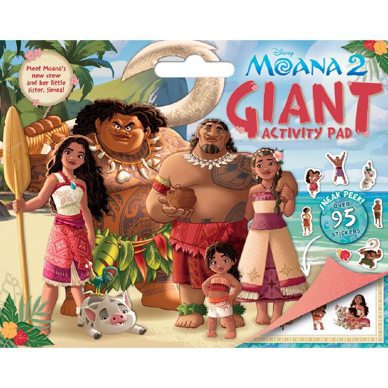 Disney Moana 2 Giant Activity Pad, , hi-res