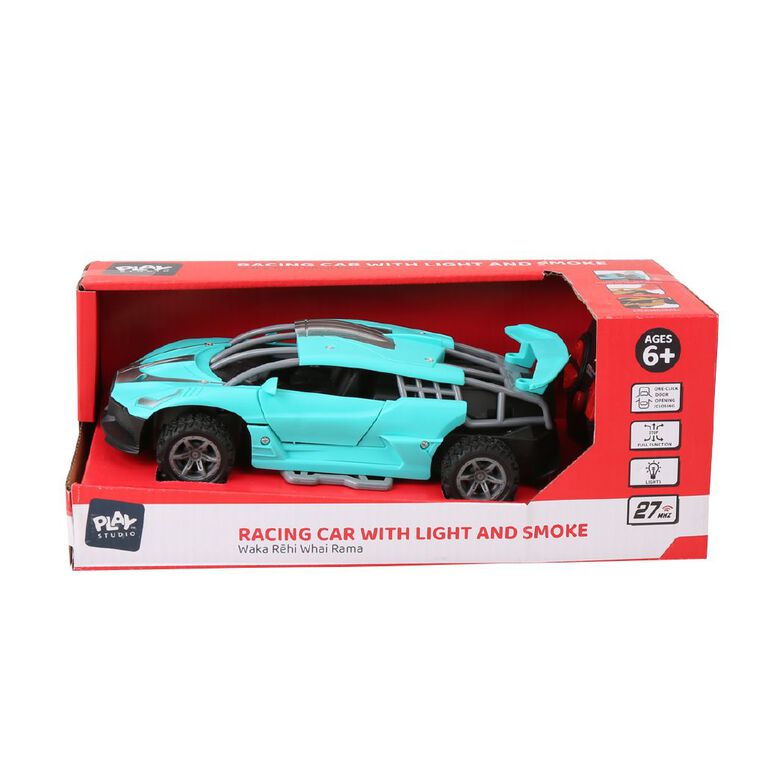 Play Studio 1:19 Remote Control Racing Car with Light Assorted, , hi-res