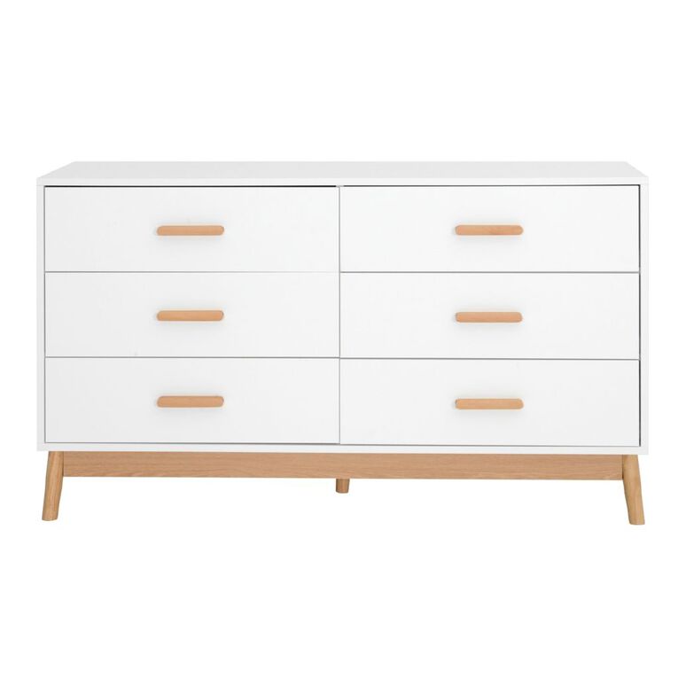 Living & Co Luella Lowboy 6 Drawer, , hi-res