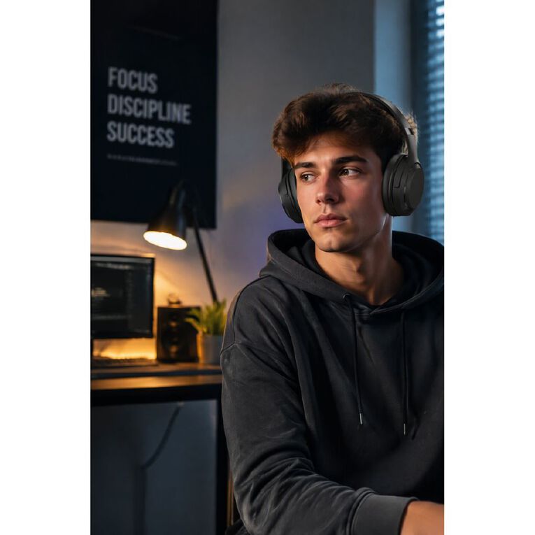 Veon Wireless Over Ear Noise Cancelling Headphones VNQ1501, , hi-res