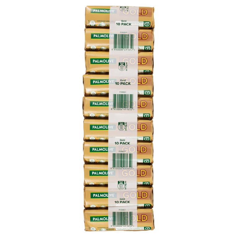 Palmolive Gold Soap 90g 10 Pack, , hi-res