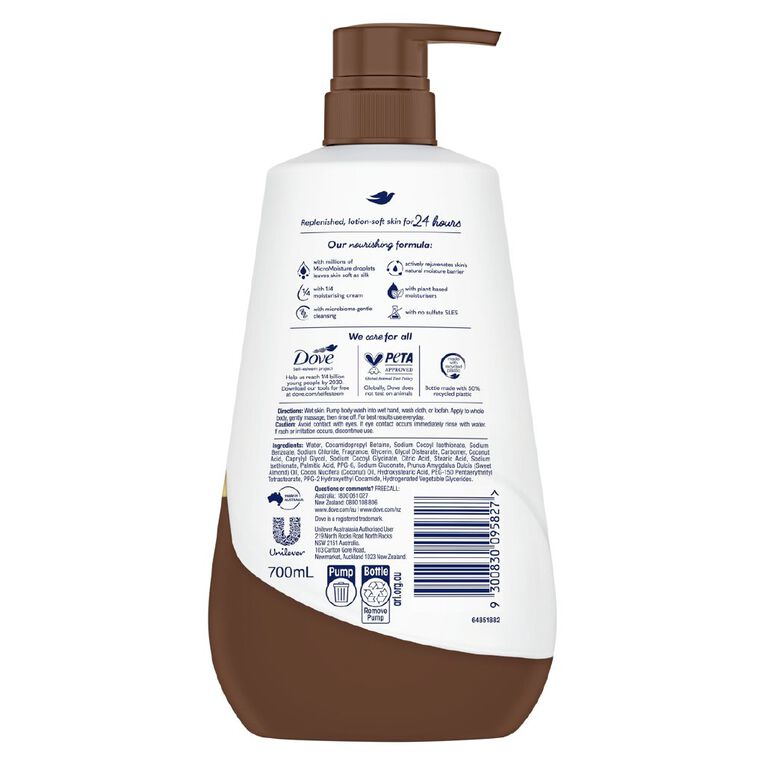 Dove Advanced Care Body Wash Restoring 700ml, , hi-res