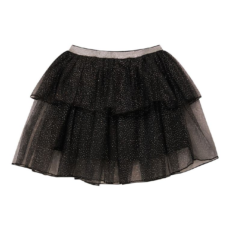 Young Original Tulle Skirt, Black, hi-res