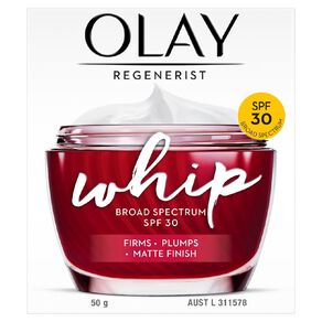 Olay Regenerist SPF30 Whip Moisturiser Cream Red/White 50g