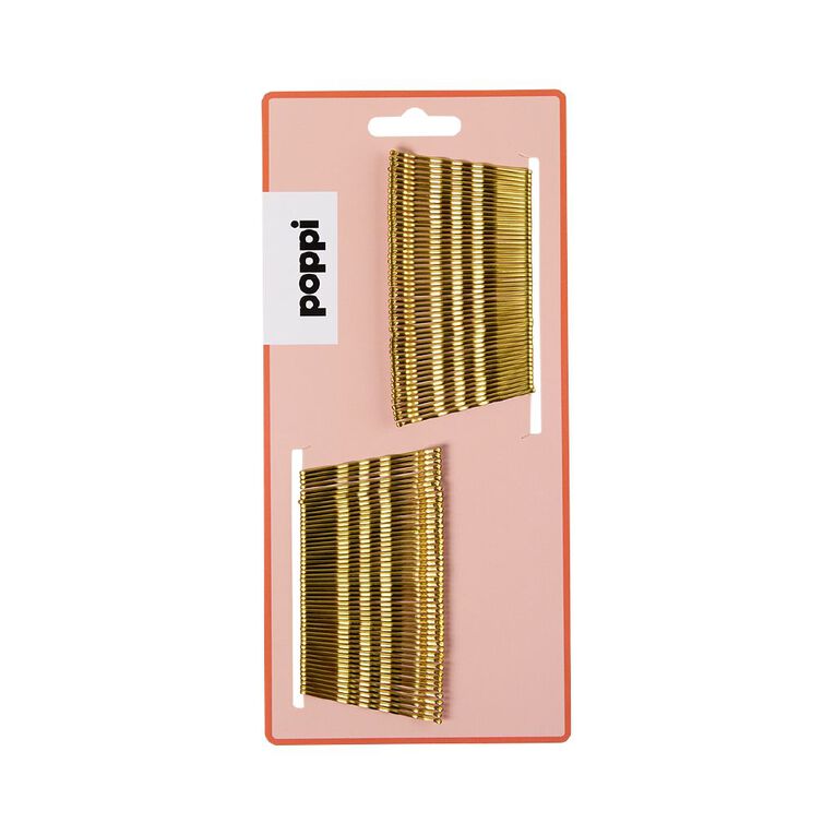 Poppi Bobby Pins Blonde 100 Pack, , hi-res