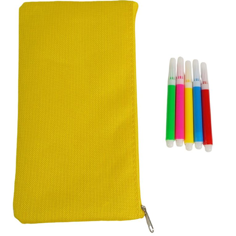 Uniti Craft Kids Colour Your Own Pencil Pouch, , hi-res