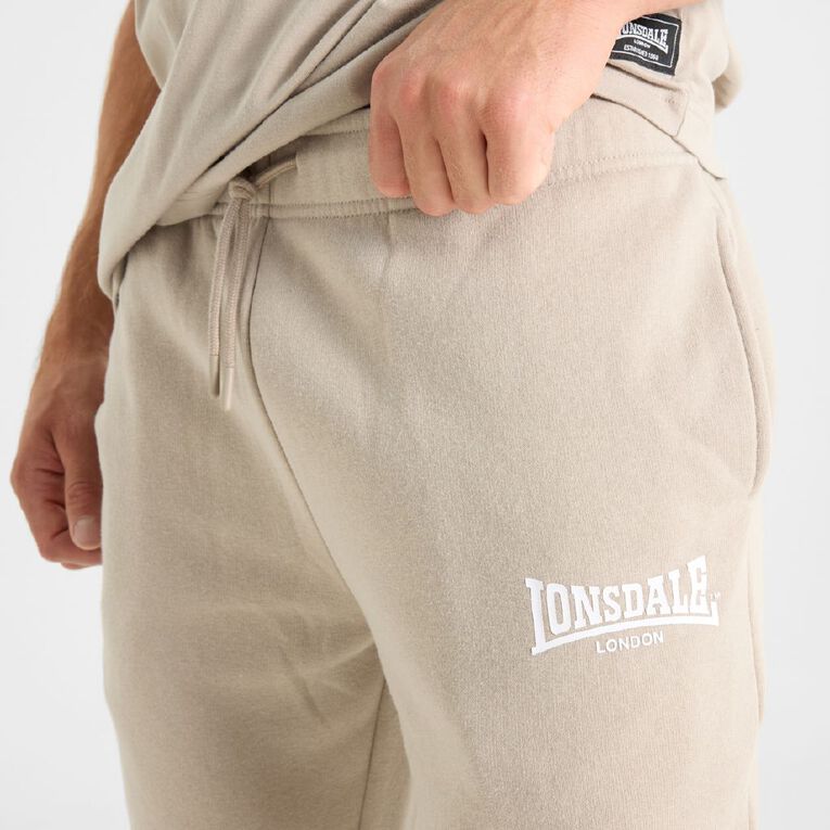 Lonsdale Unisex Trackpants, Taupe, hi-res