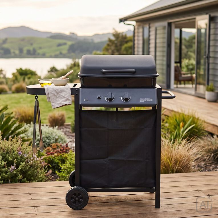 Gascraft 2 Burner Gas BBQ, , hi-res