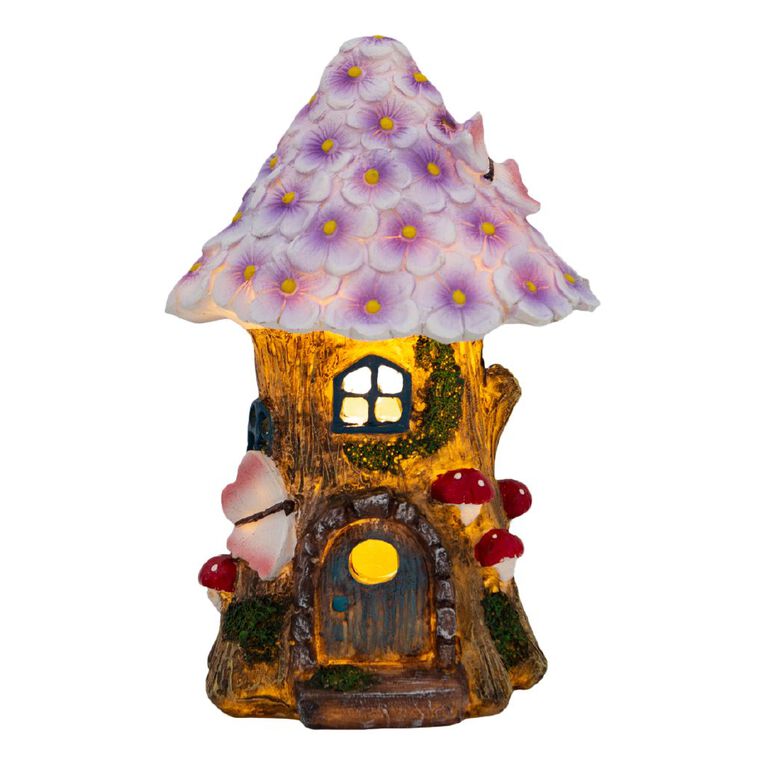 Kiwi Garden Solar Fairy House Assorted, , hi-res