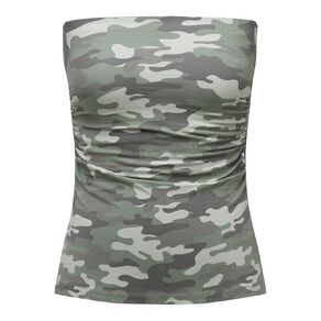 Garage Women's Contour Printed Ruched Bandeau