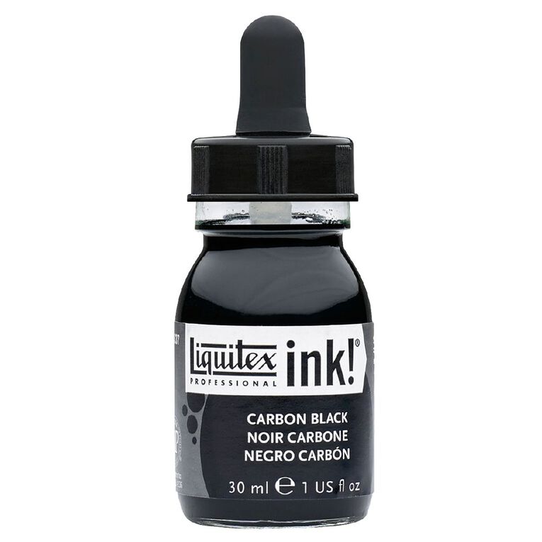 Liquitex Ink 30ml Carbon Black, , hi-res
