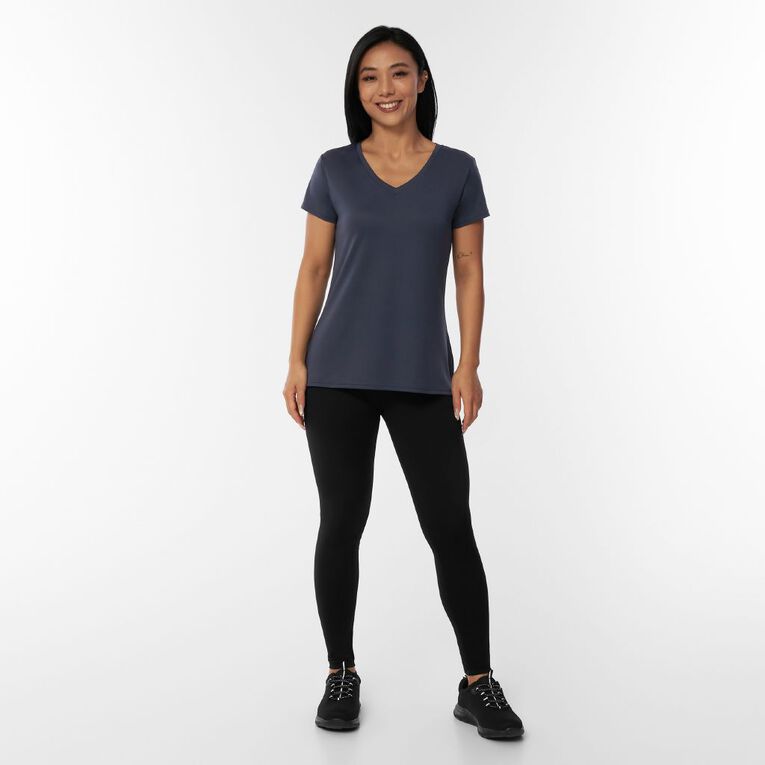 Active Intent Women's Cooldry Tee, Blue Dark, hi-res
