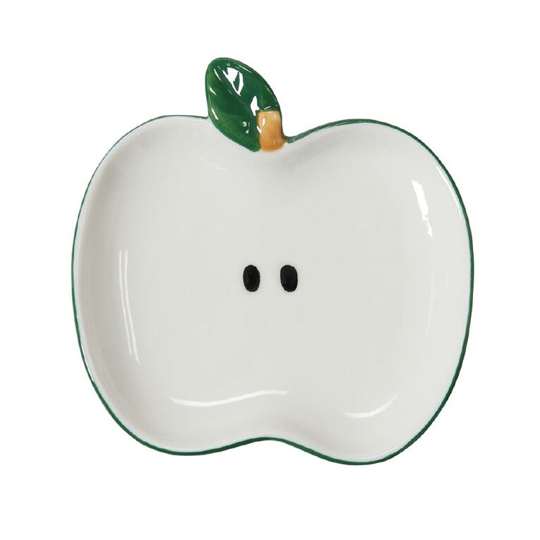 Living & Co Ceramic Apple Trinket Dish, , hi-res