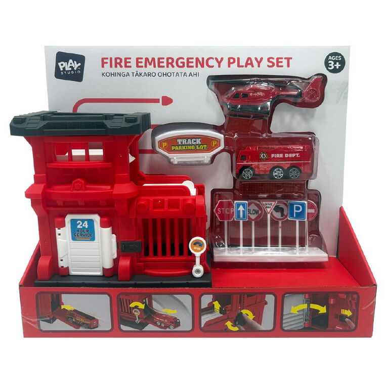 Play Studio Fire Emergency Play Set, , hi-res