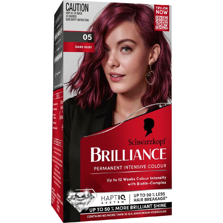 Schwarzkopf Brilliance Hair Colour Dark Ruby 05, , hi-res