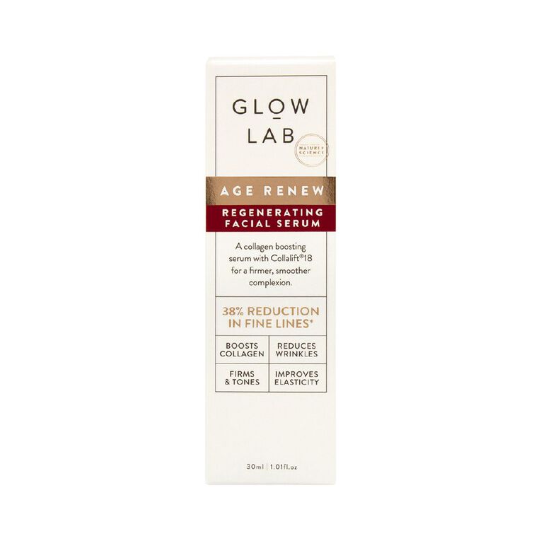 Glow Lab Age Renew Regenerating Facial Serum 20ml The Warehouse