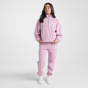 Lonsdale Women's Quarter Zip Sweatshirt