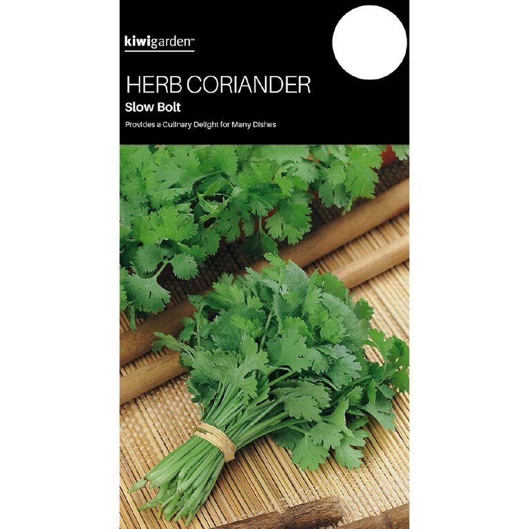 Kiwi Garden Herb Coriander Slow Bolt Seeds, , hi-res