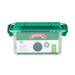 Wonderland Solar Icicle Christmas Lights Multi-Coloured 3.9m