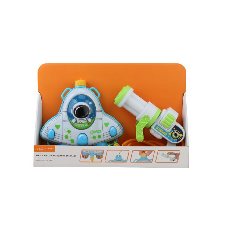 Active Intent Play Astronaut Water Blaster Backpack, , hi-res