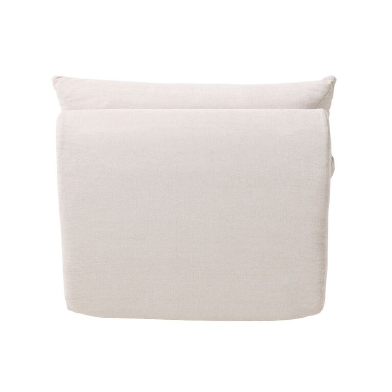 Living & Co Belle Slouch Chair Cream, , hi-res