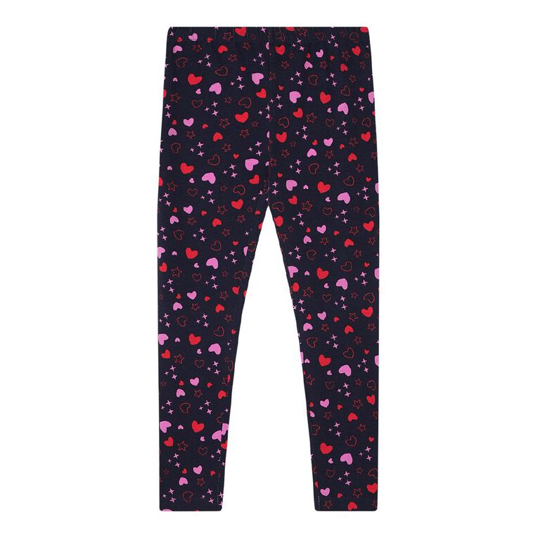 Young Original All Over Print Leggings, Blue Dark, hi-res