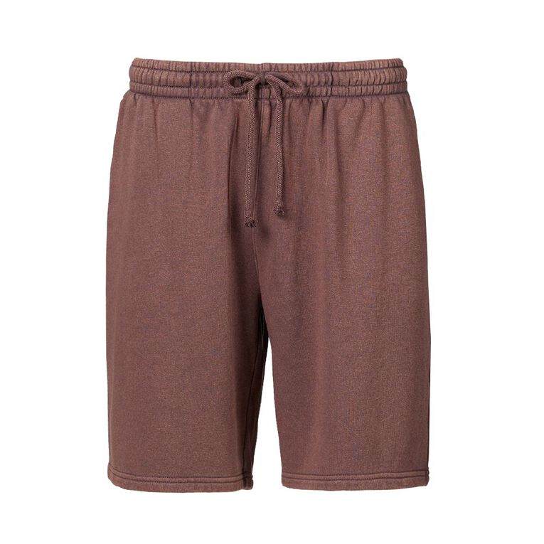 Garage Men's Track Shorts, Brown Dark, hi-res