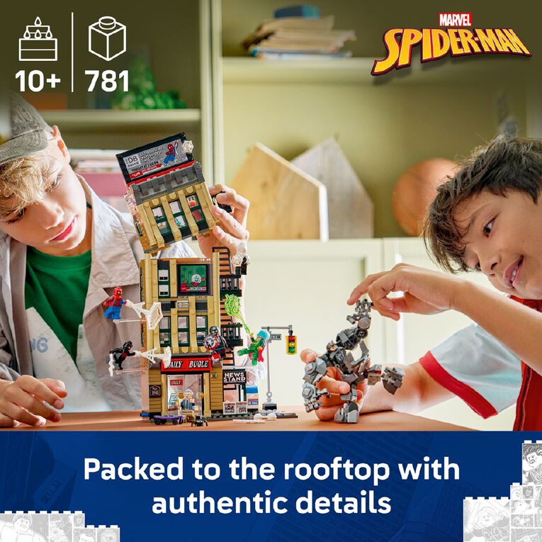LEGO Marvel Super Heroes Spider Man vs Mysterio The Daily Bugle 76342, , hi-res